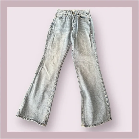 PacSun Eco Medium Indigo High Rise Bootcut Jeans - Picture 5 of 11